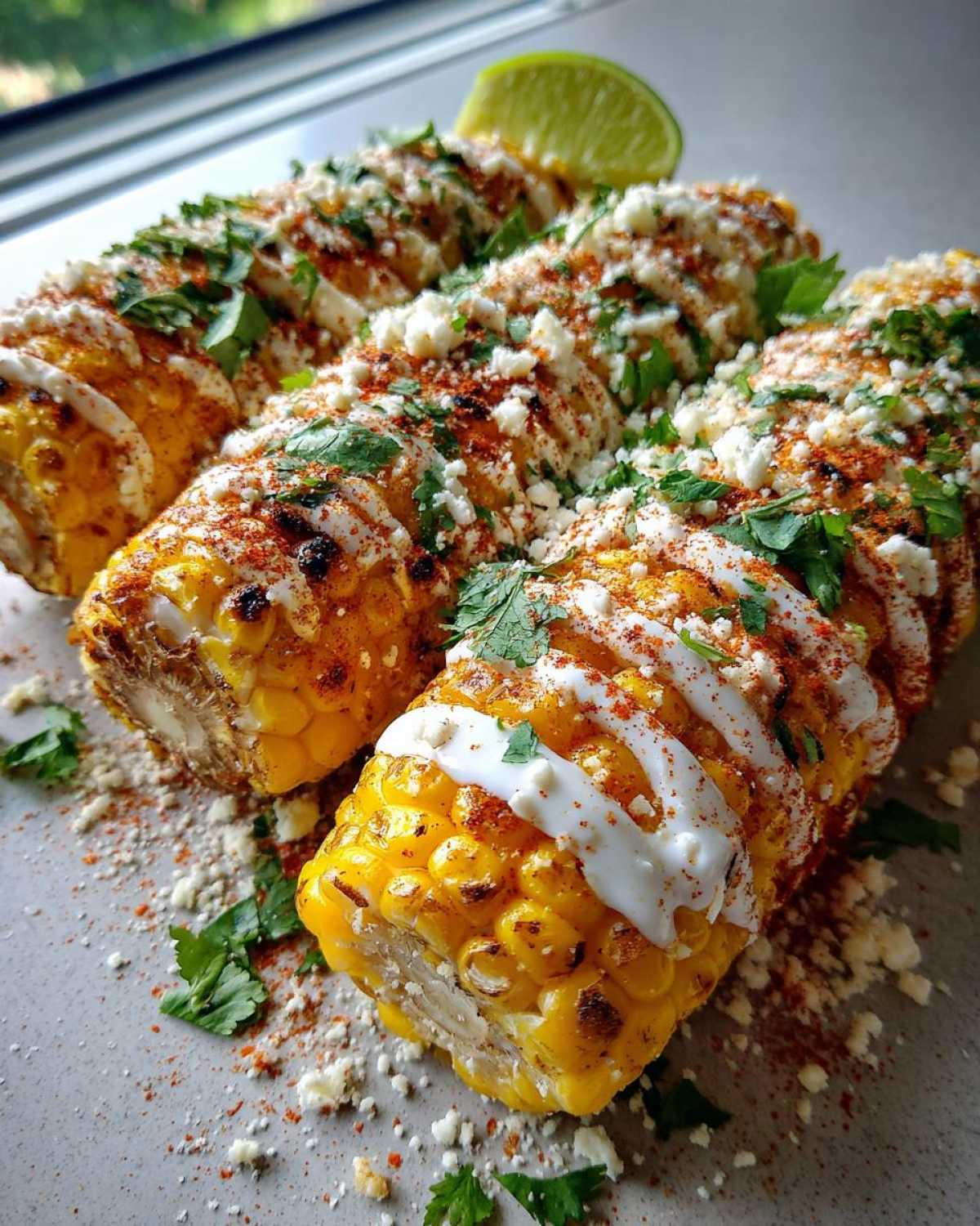 Mexican street corn - detail 4