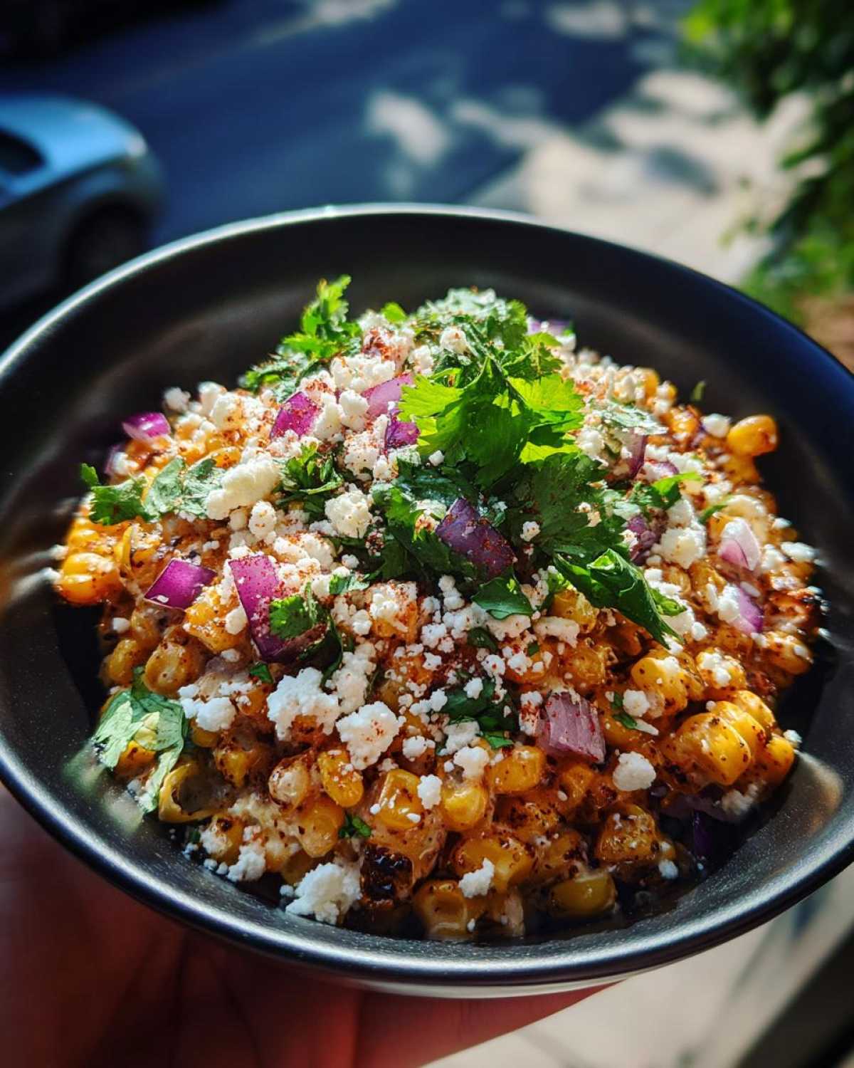 Mexican street corn bowl - detail 3