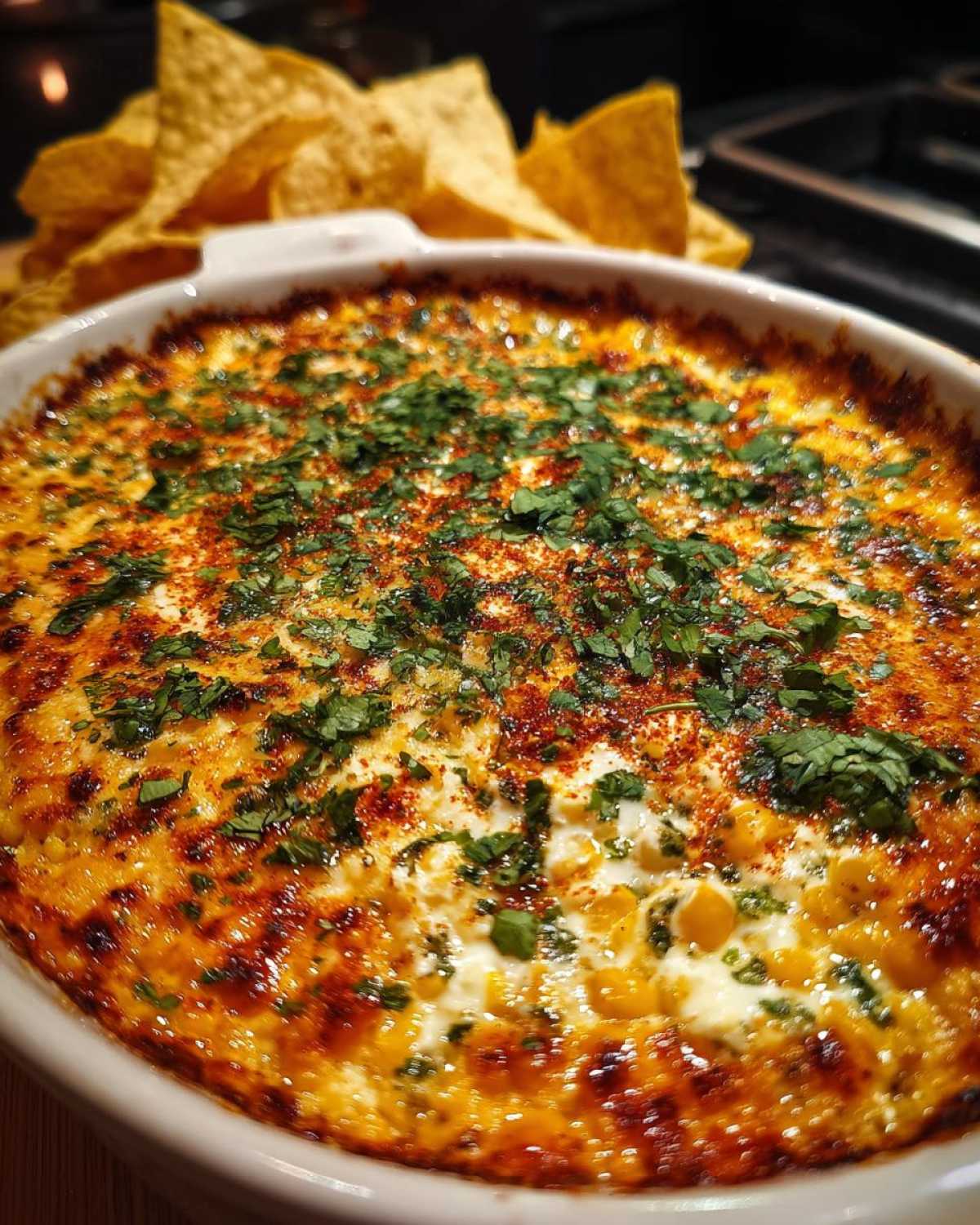 Mexican street corn dip - detail 1