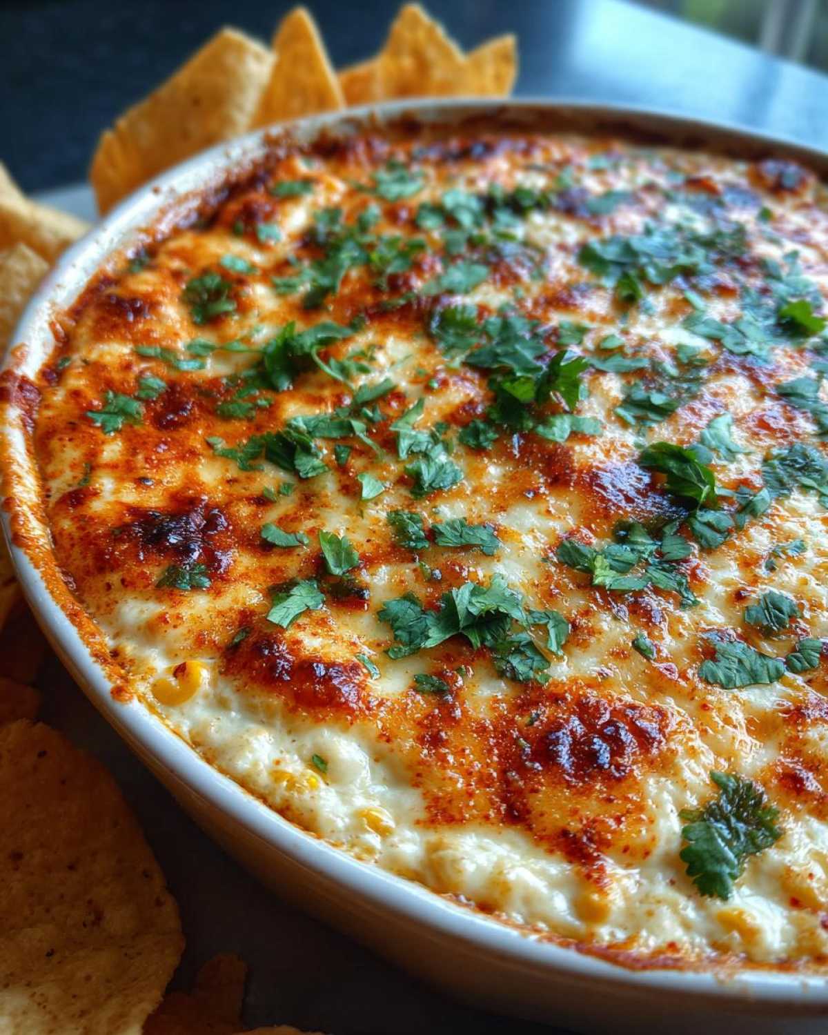 Mexican street corn dip - detail 2
