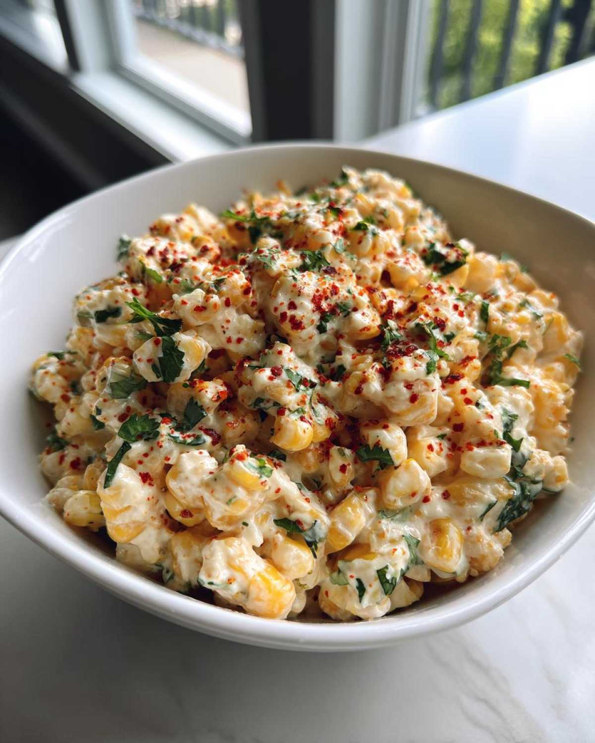 Mexican street corn salad - detail 1