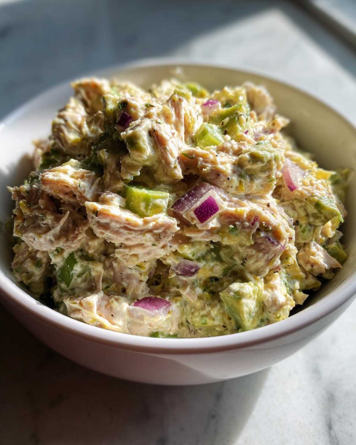 No-Mayo Avocado Tuna Salad with Greek Yogurt - detail 3