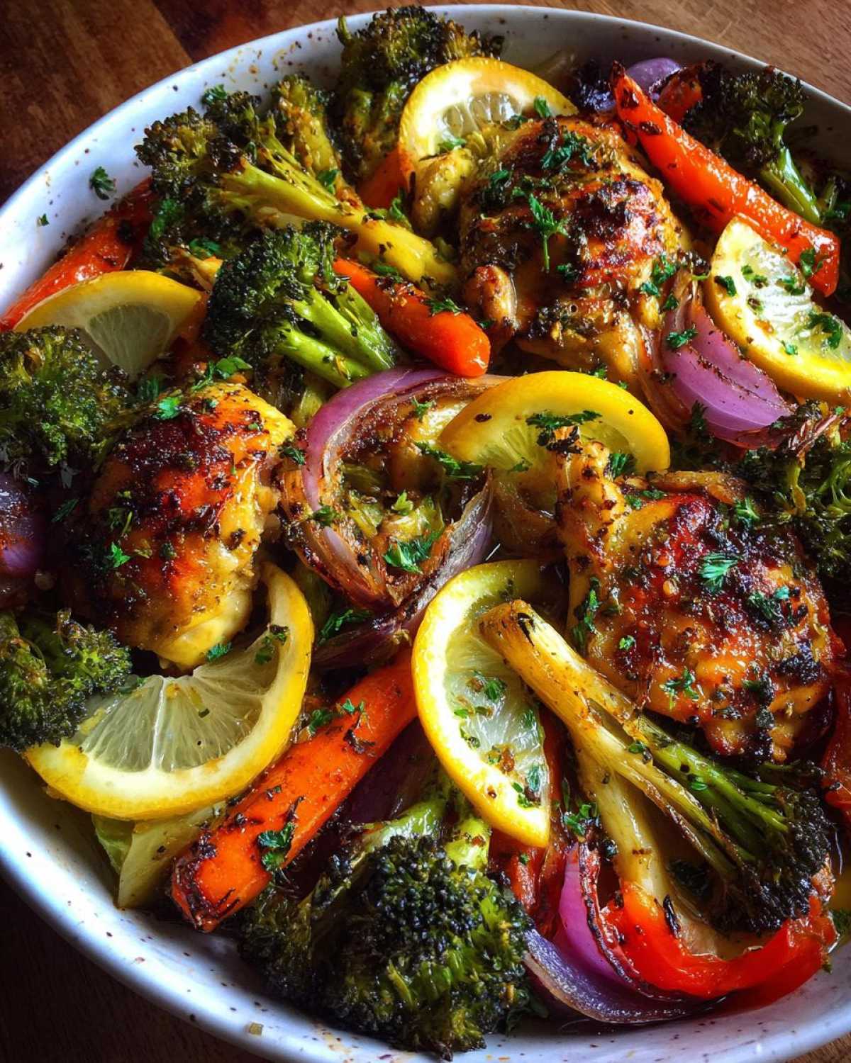 One-Pan Lemon Herb Roasted Chicken and Veggies - detail 1
