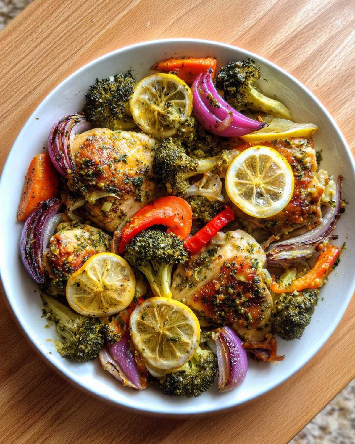 One-Pan Lemon Herb Roasted Chicken and Veggies - detail 4