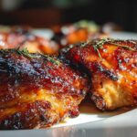 Peach-Glazed Chicken Thighs