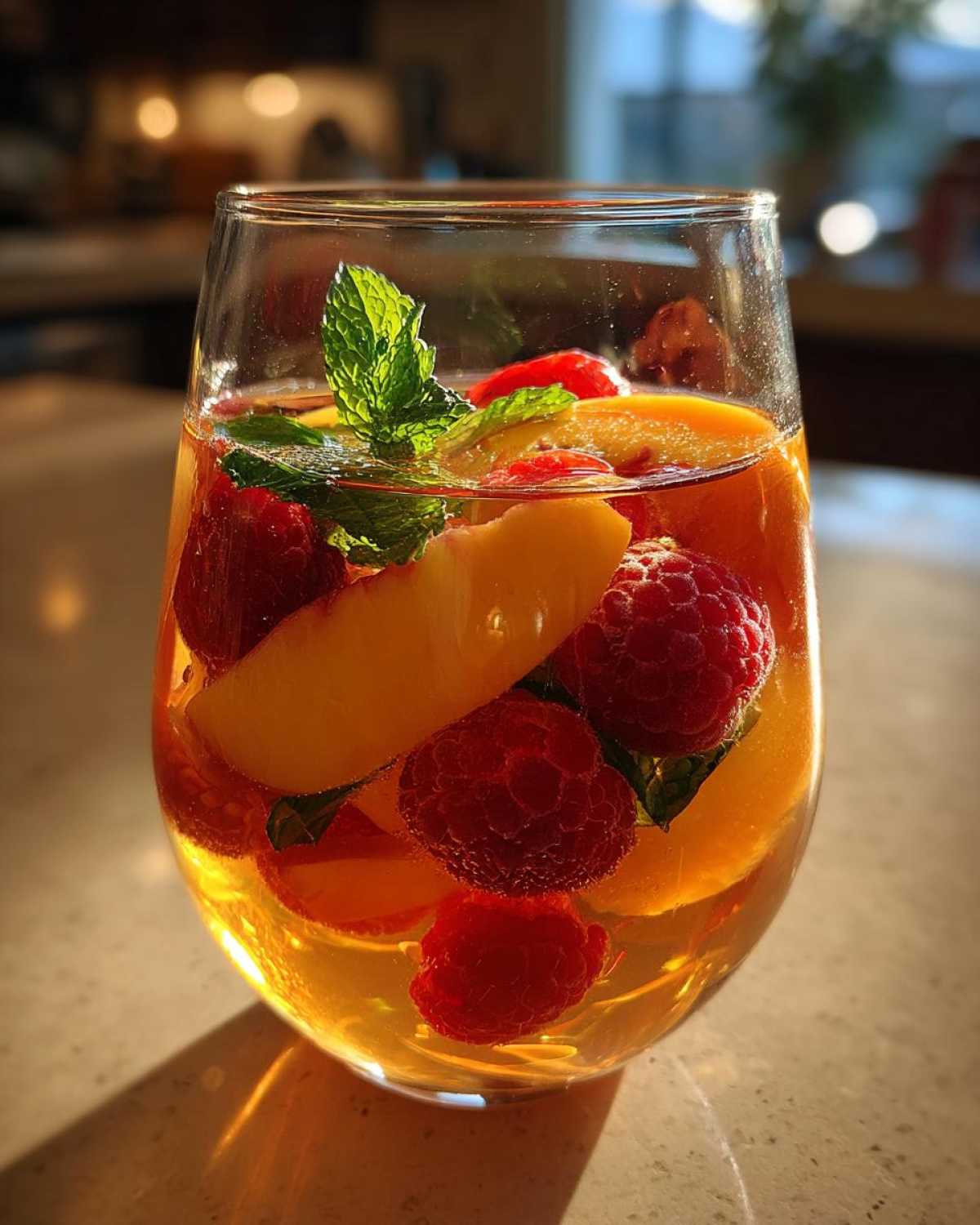 Peach Sangria or Bellini - detail 3