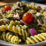 Pesto tuna pasta salad