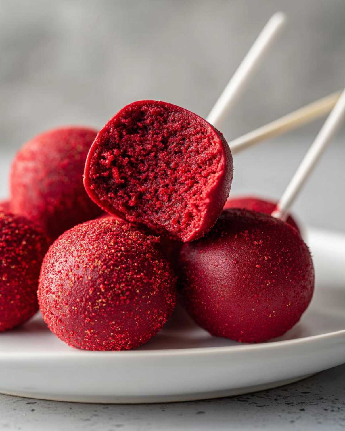 Red Velvet Cake Pops - detail 1