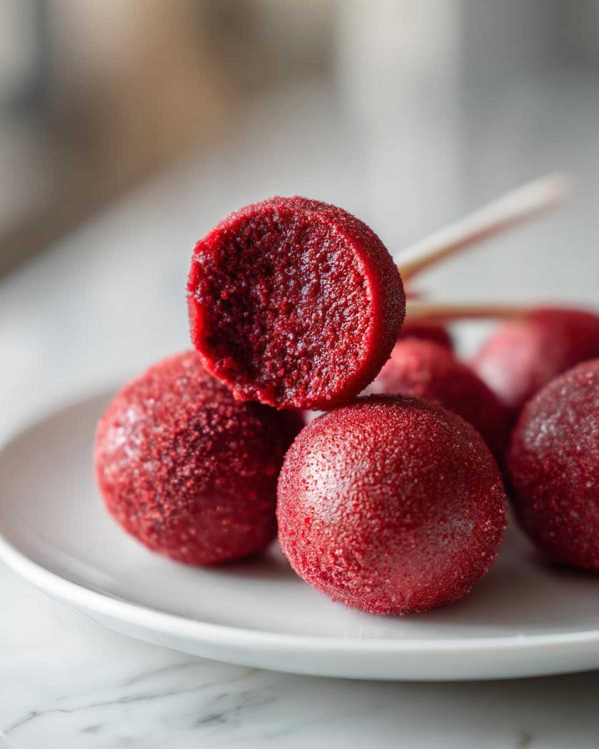 Red Velvet Cake Pops - detail 4