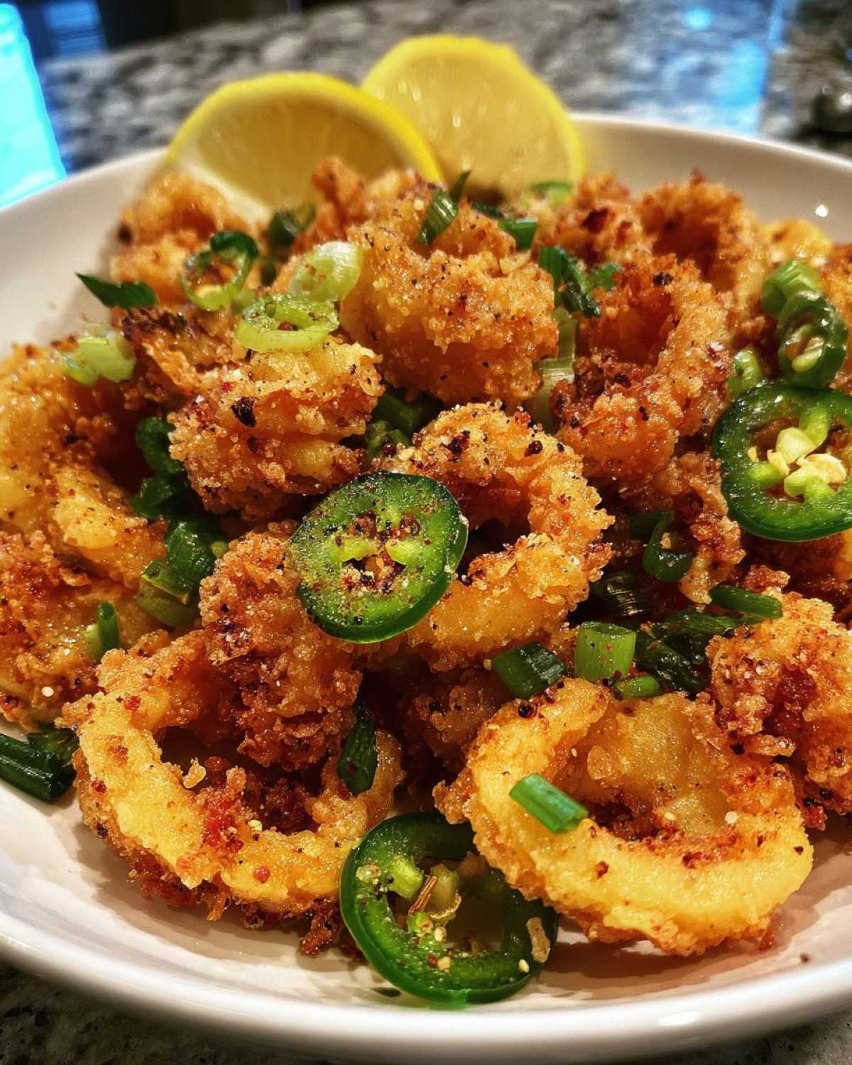 Salt & Pepper Squid - detail 1