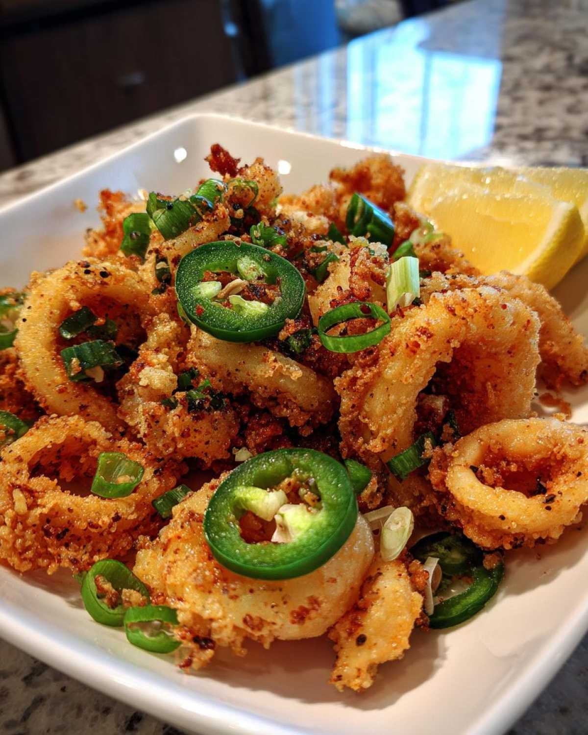 Salt & Pepper Squid - detail 2