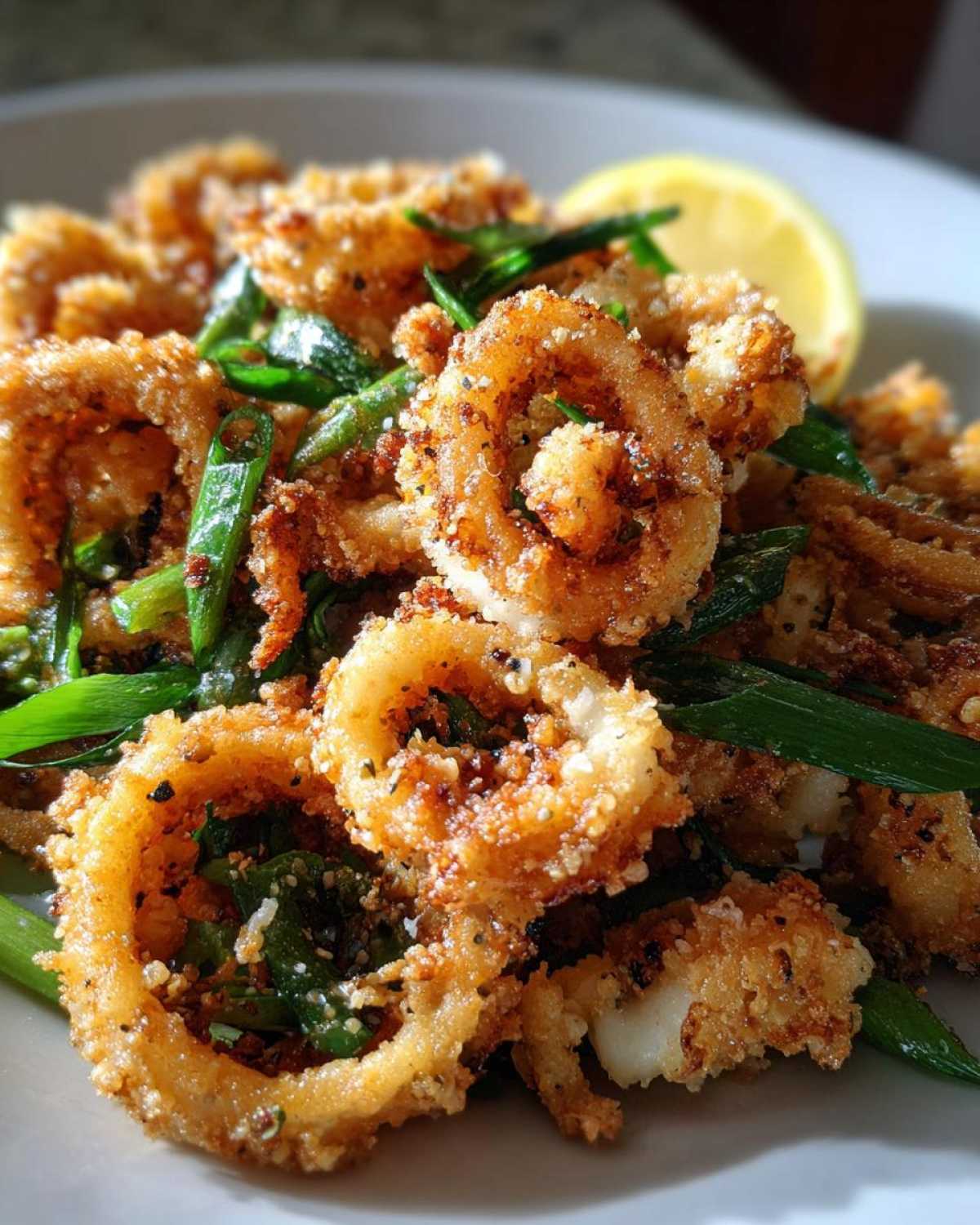 Salt & Pepper Squid - detail 3