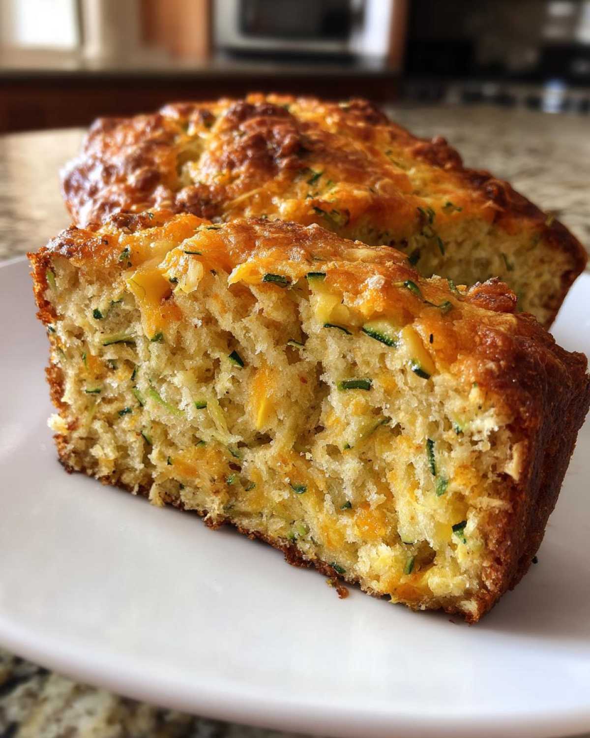Savory Zucchini Cheddar Bread — Perfect Fall Crockpot Comfort Food - detail 1