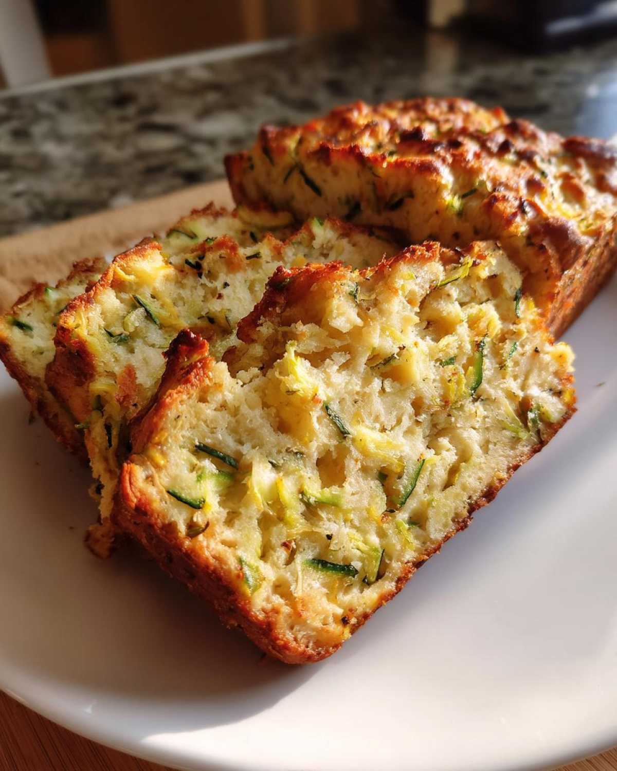 Savory Zucchini Cheddar Bread — Perfect Fall Crockpot Comfort Food - detail 2