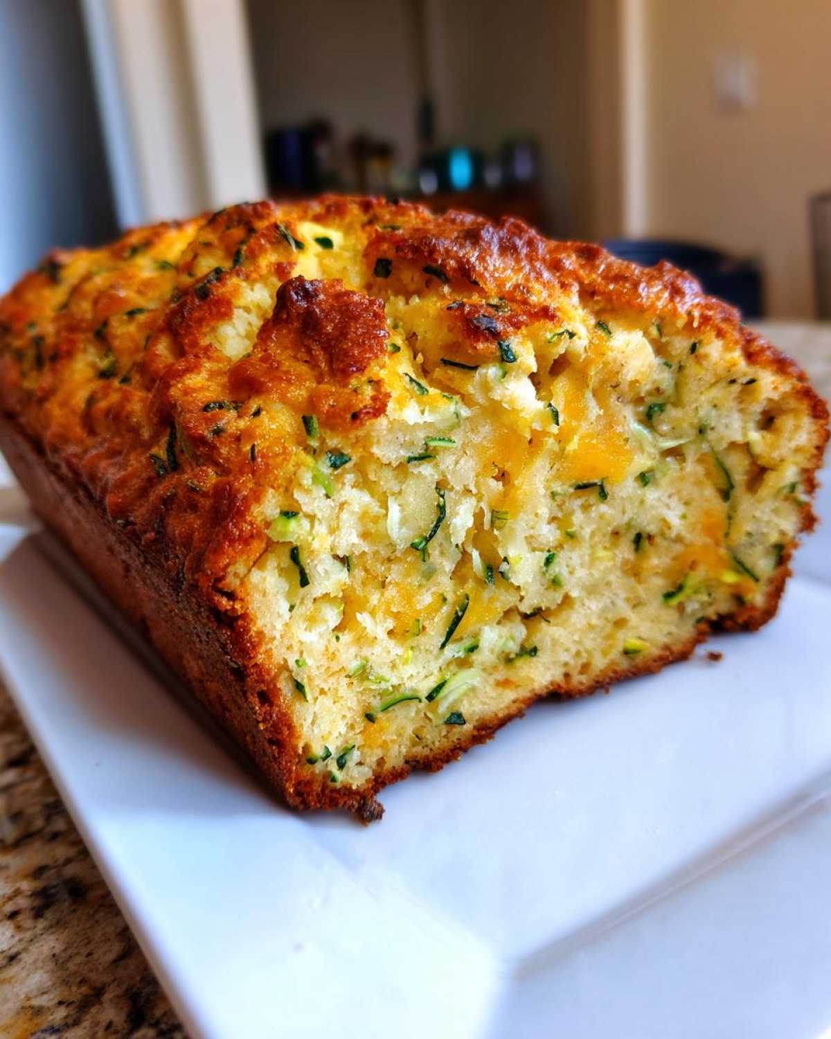 Savory Zucchini Cheddar Bread — Perfect Fall Crockpot Comfort Food - detail 4