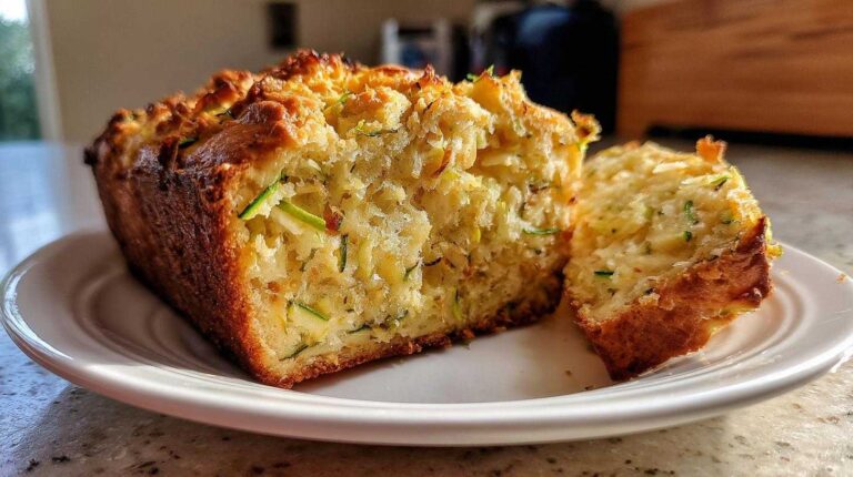 Savory Zucchini Cheddar Bread — Perfect Fall Crockpot Comfort Food