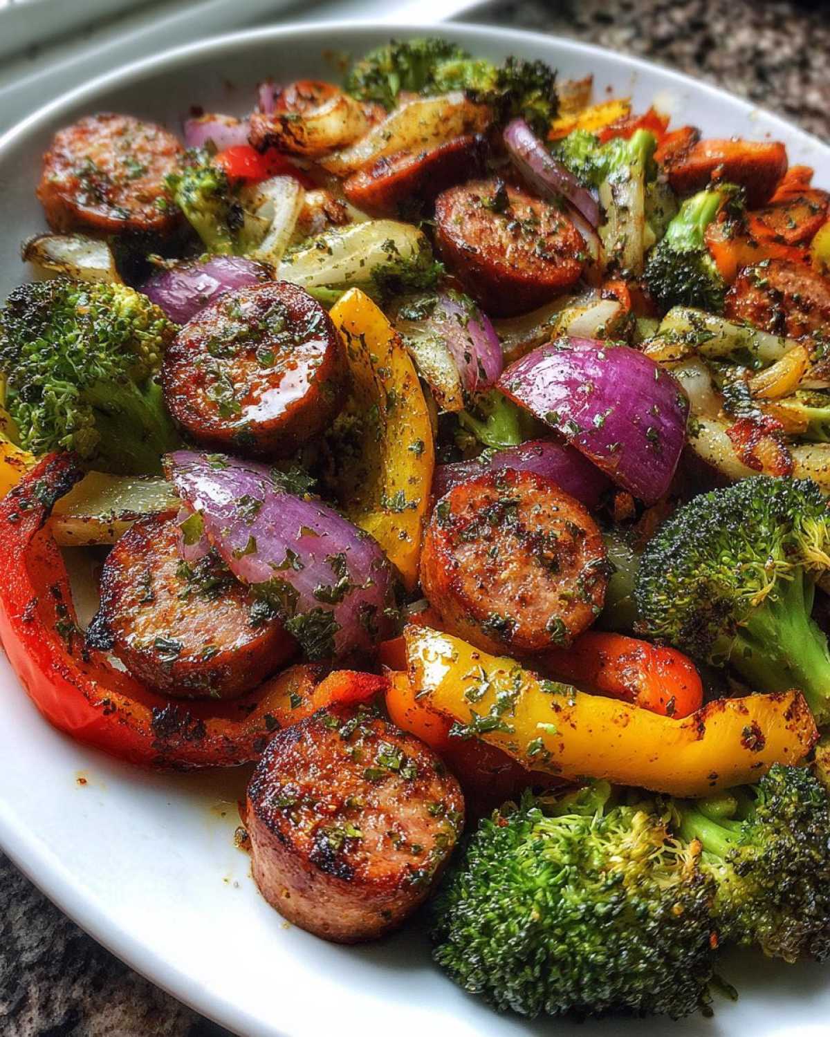 Sheet Pan Sausage and Veggies - detail 3
