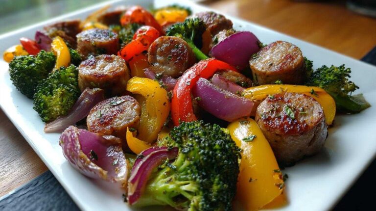 Sheet Pan Sausage and Veggies