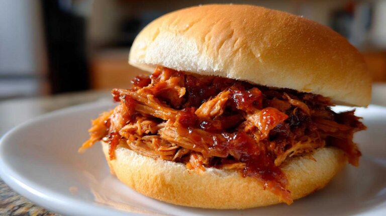 Slow Cooker Pulled Pork Sandwiches