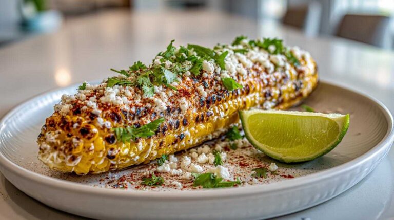 Smoky Grilled Mexican Street Corn with Cotija Cheese