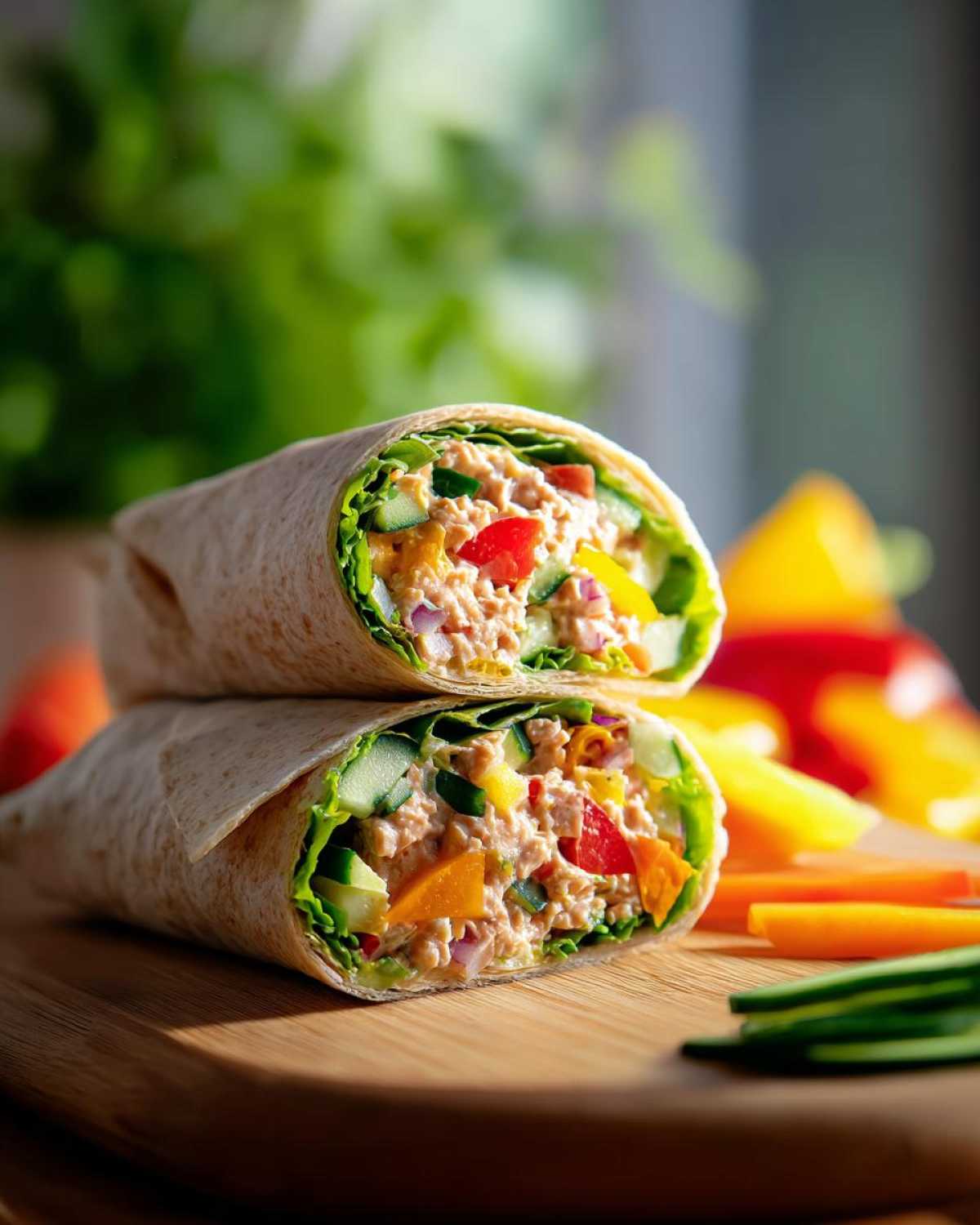 Spicy tuna wrap - detail 1