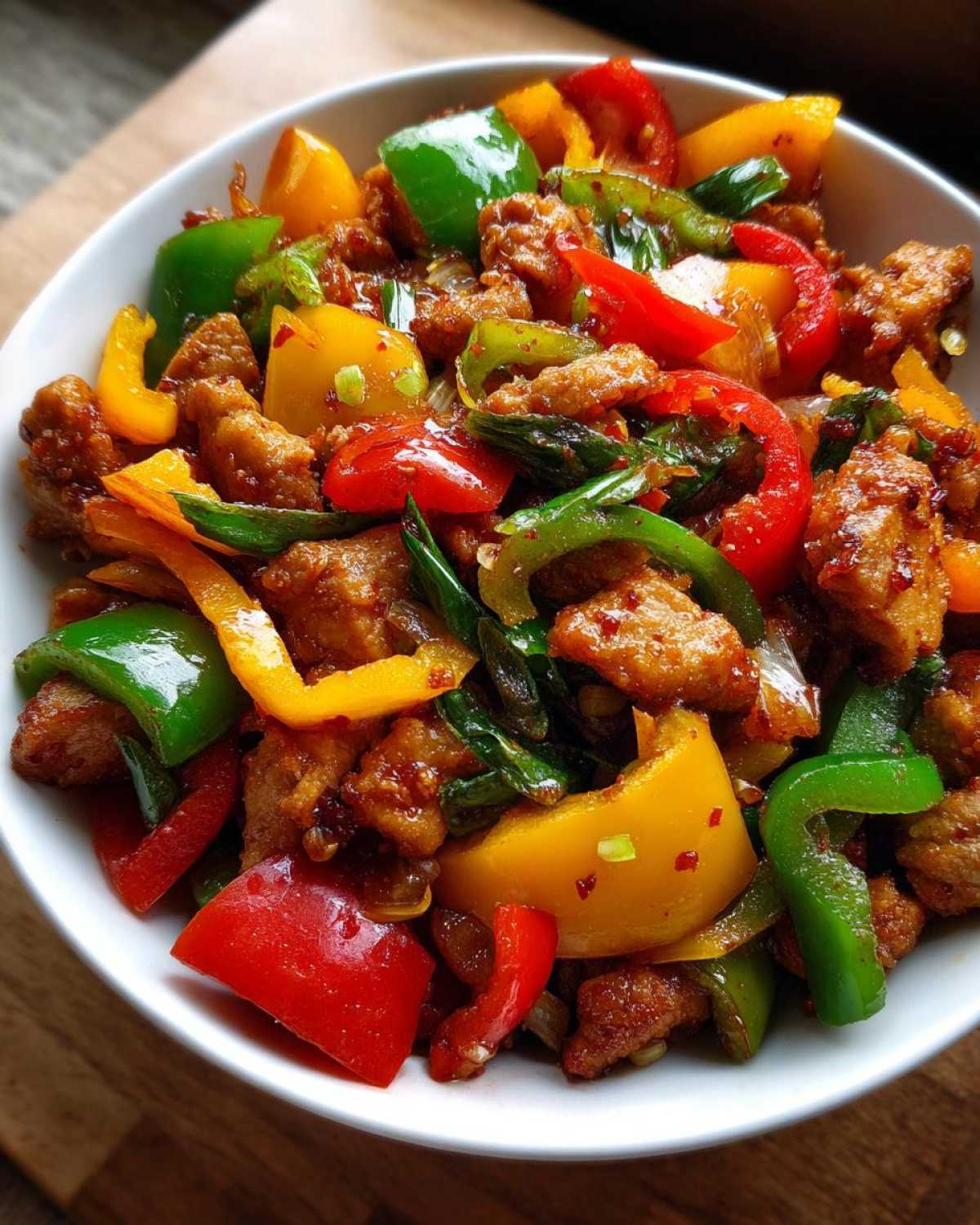 Super Delicious Spicy Chicken With Bell Peppers - detail 3
