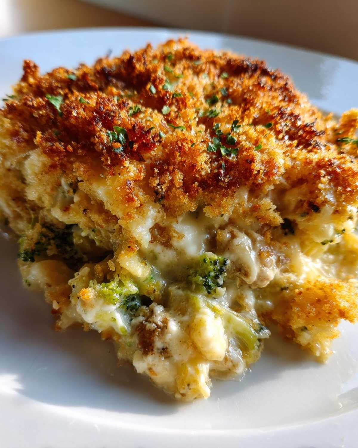 Tuna and broccoli casserole - detail 1