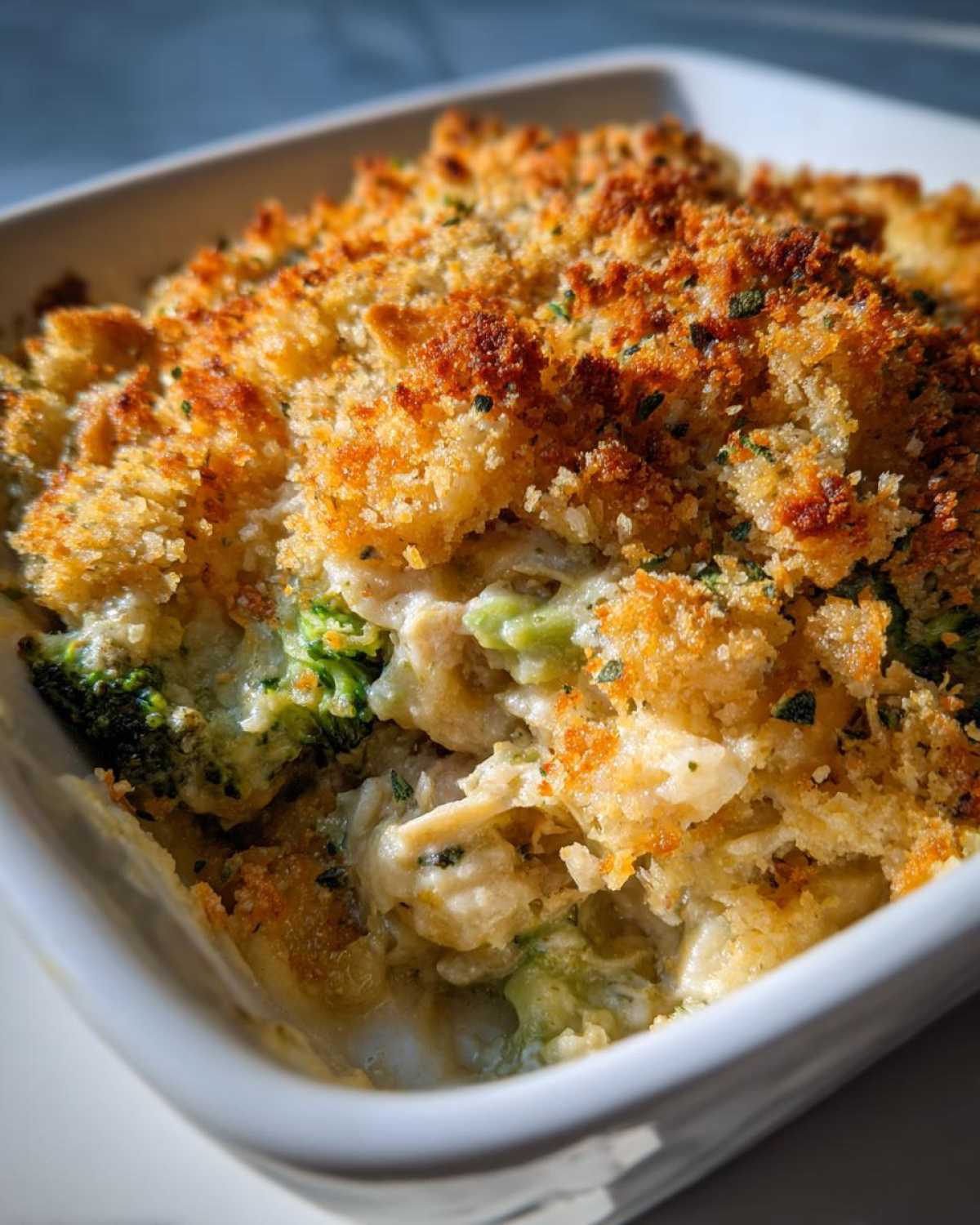 Tuna and broccoli casserole - detail 2