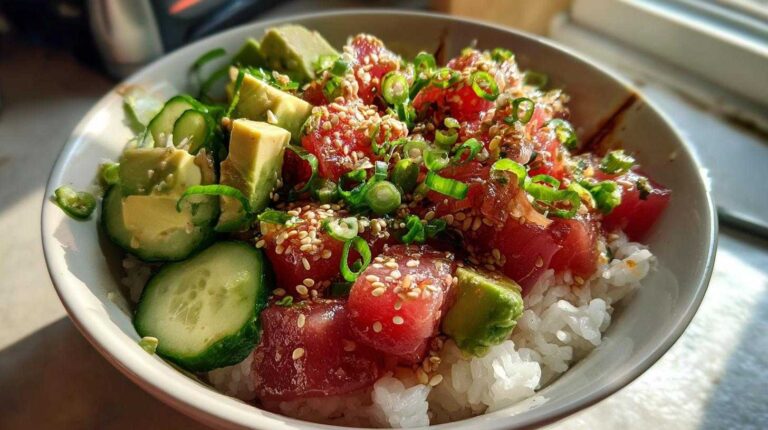 Tuna Poke Bowl: 1 Amazing Fresh Recipe Tuna poke bowl