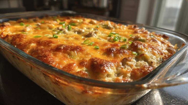 Tuna rice casserole