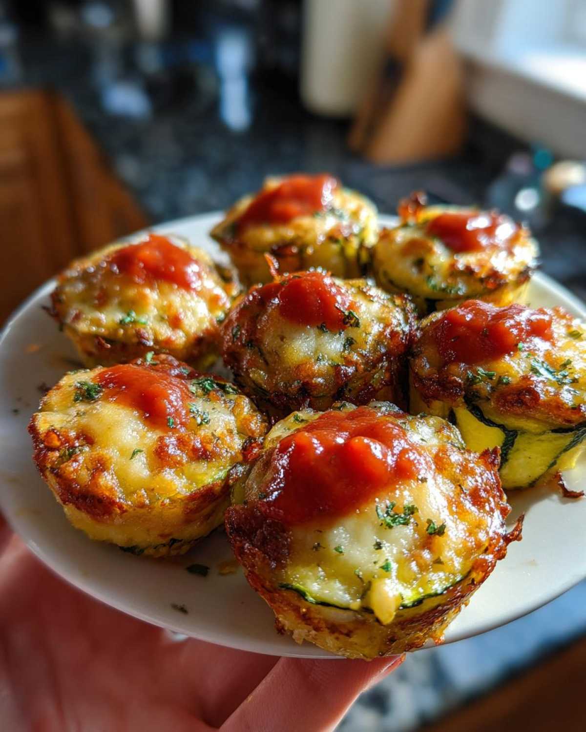Zucchini Pizza Bites - detail 2