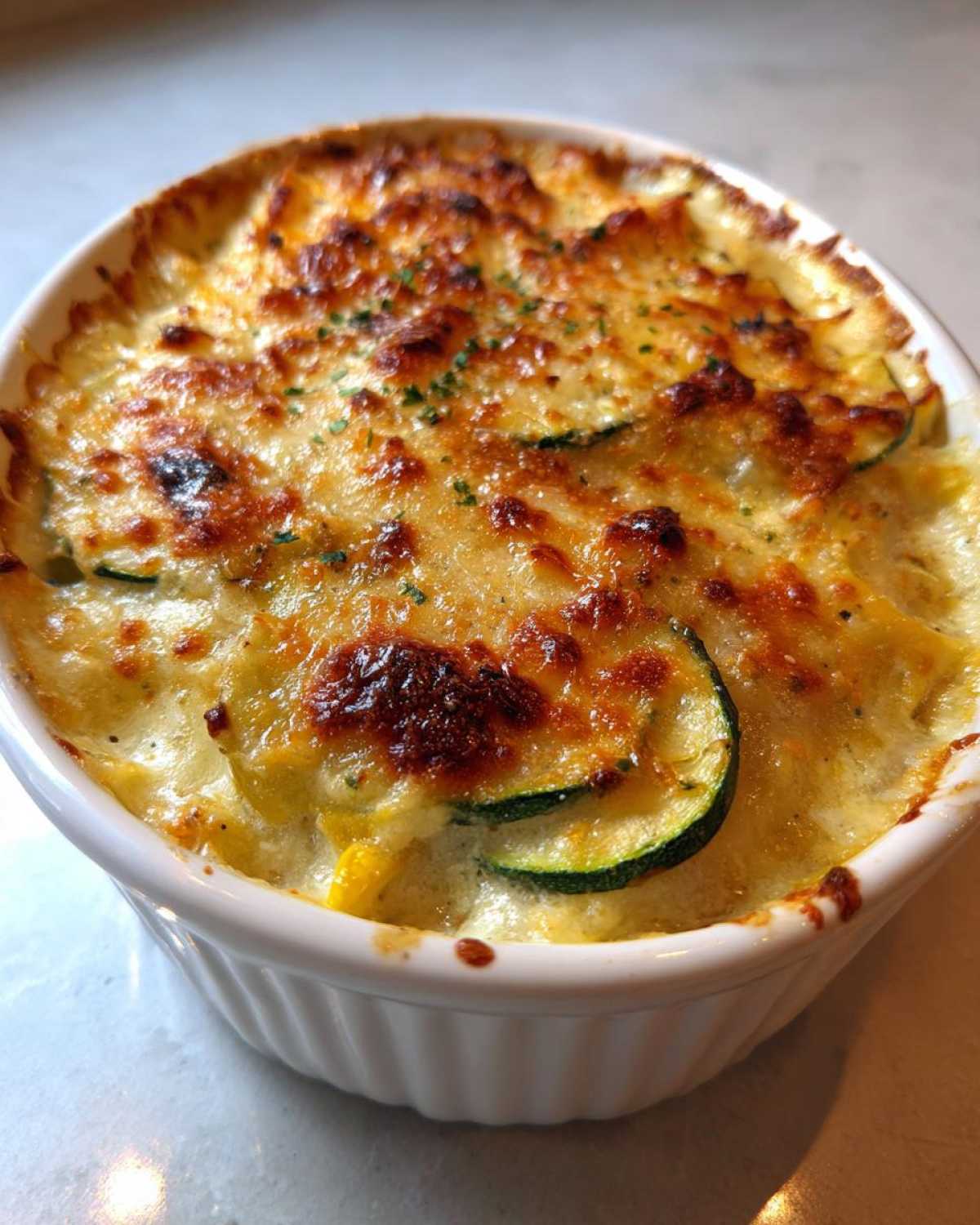 Zucchini and Summer Squash Gratin - detail 4