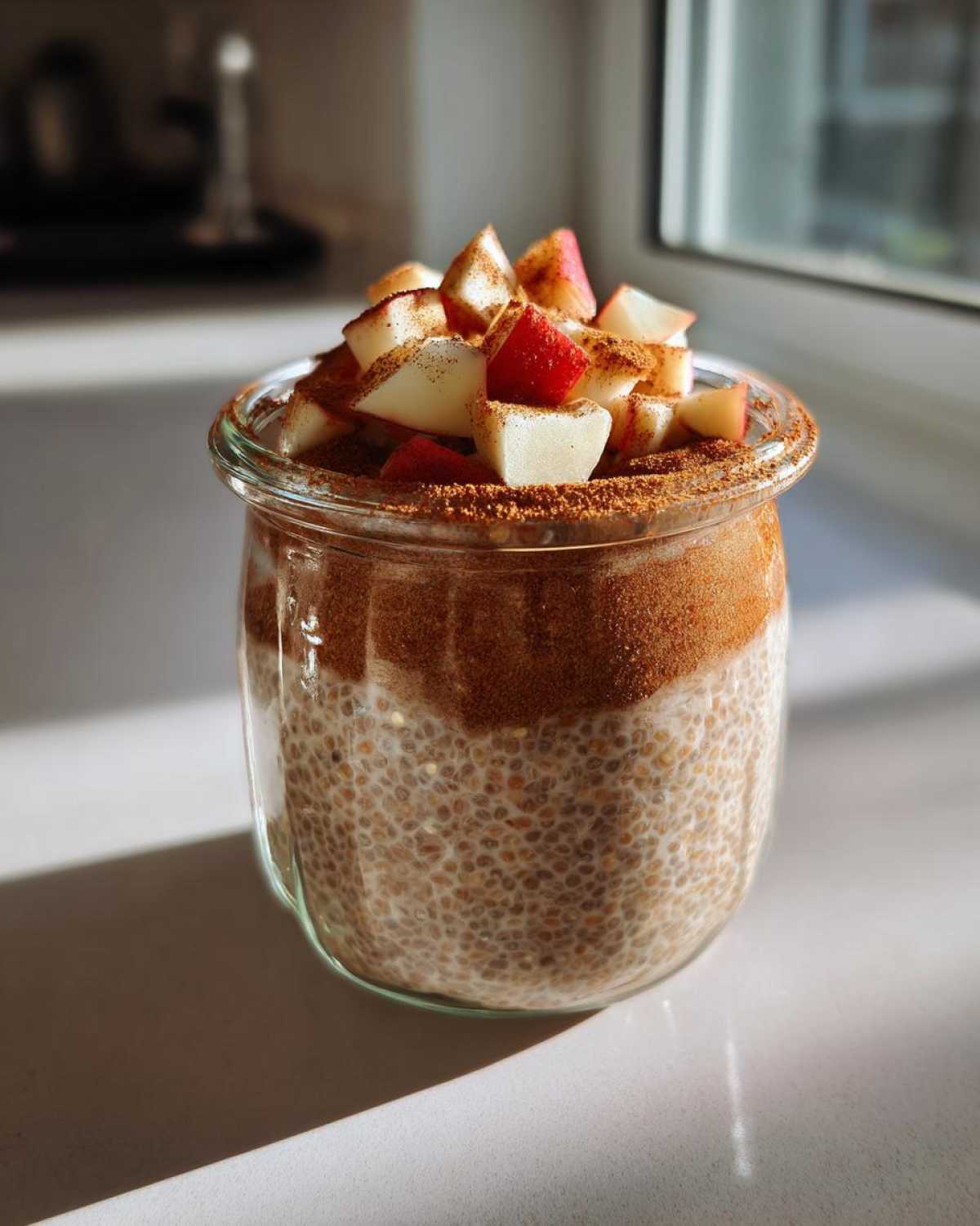 Apple Cinnamon Chia Pudding - detail 1