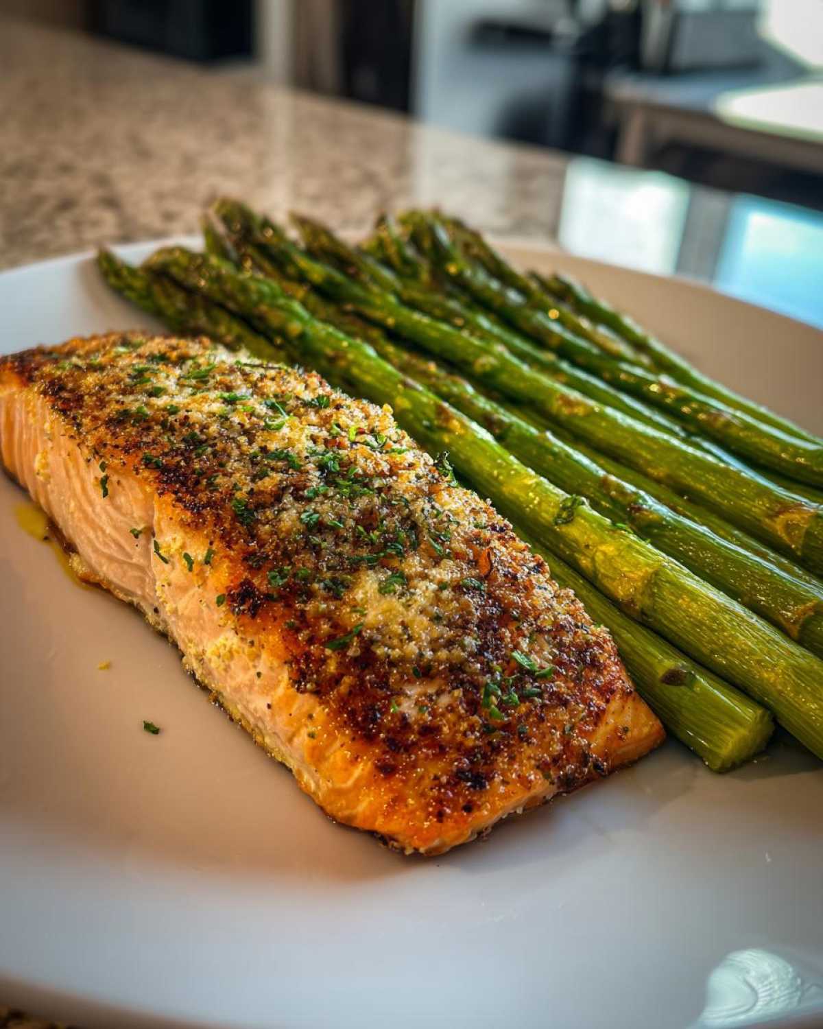 Baked Salmon with Asparagus - detail 4