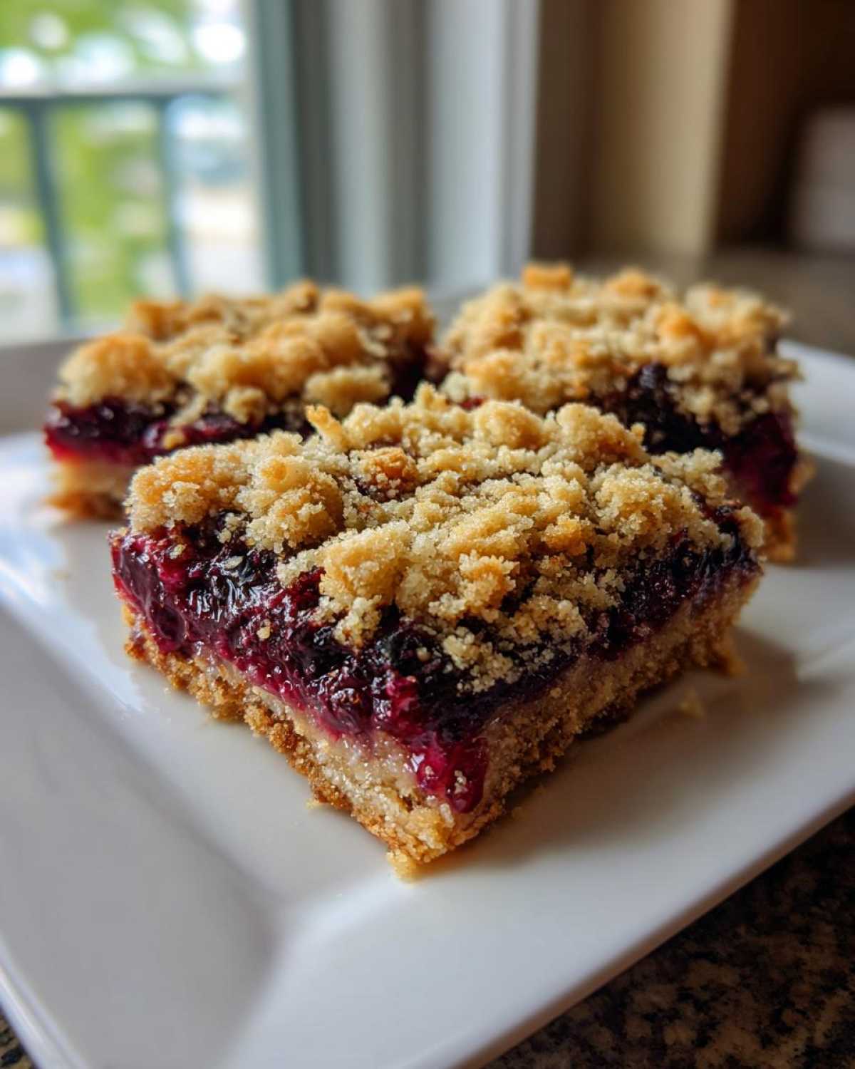 Black Raspberry Crumble Bars - detail 4