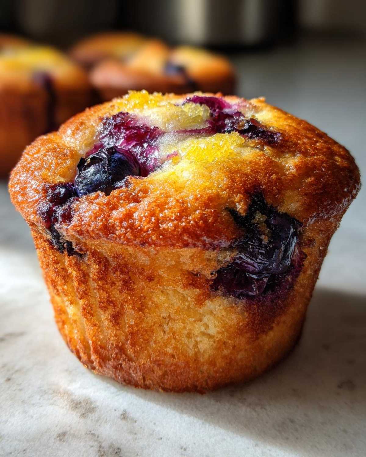 Blueberry Lemon Muffins - detail 3