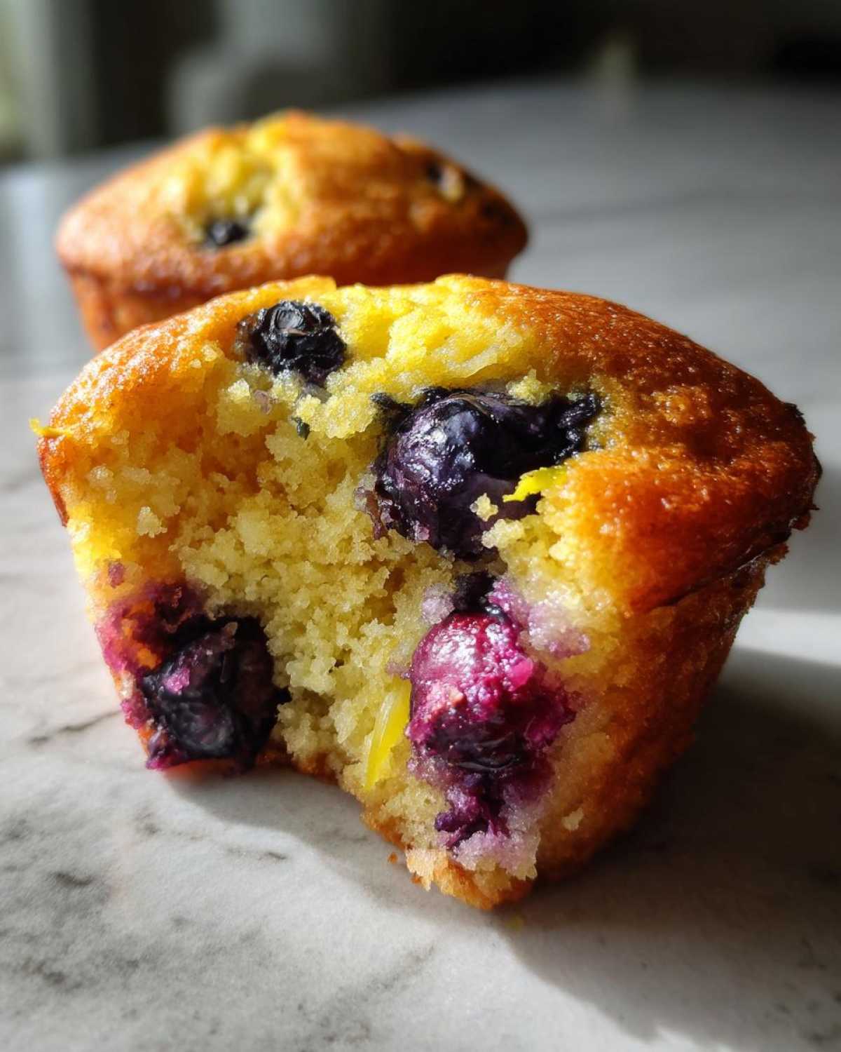 Blueberry Lemon Muffins - detail 4