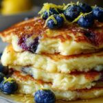 Blueberry Lemon Ricotta Pancakes