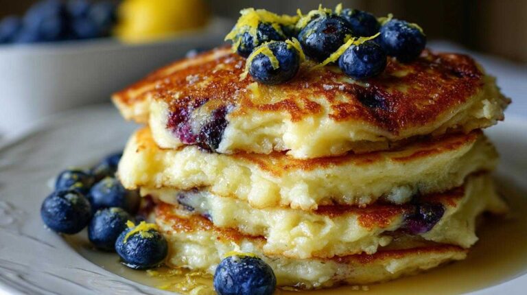 Amazing Blueberry Lemon Ricotta Pancakes: 3 Secrets Blueberry Lemon Ricotta Pancakes
