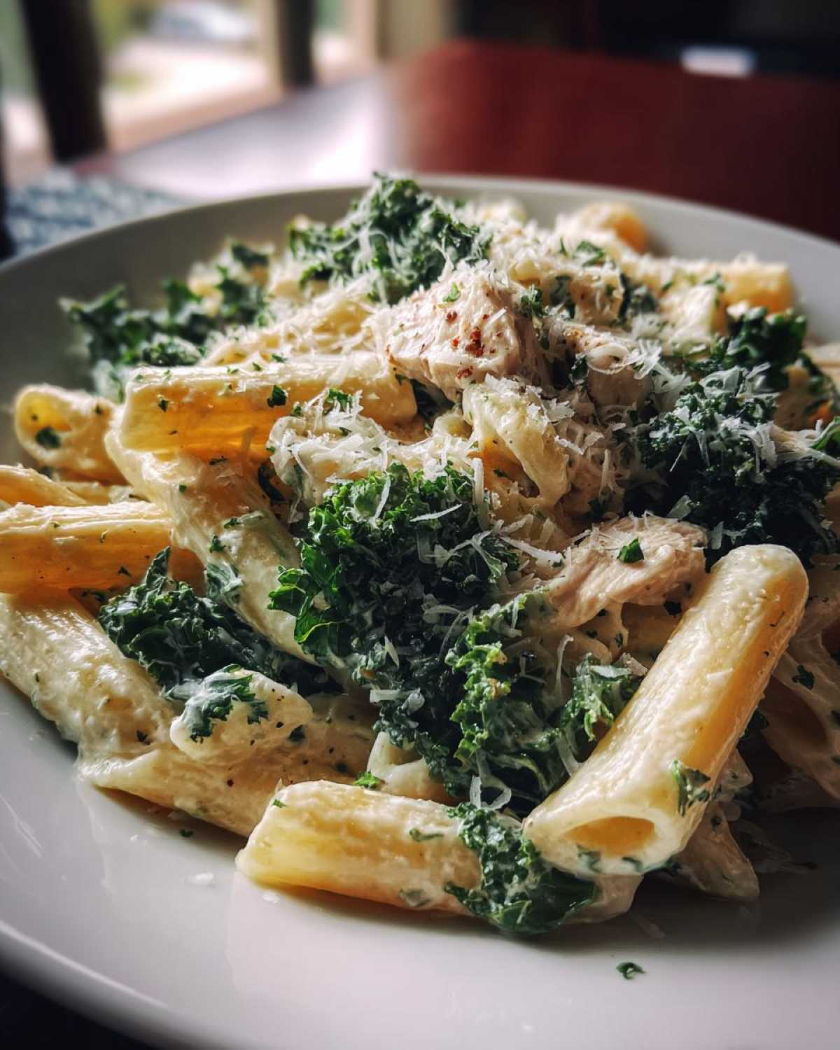 Caesar Pasta Salad with Kale - detail 1