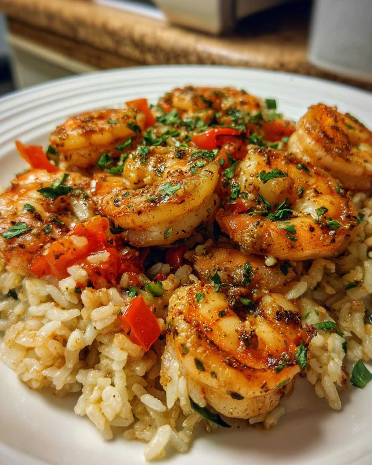 Cajun Shrimp and Rice Skillet - detail 4