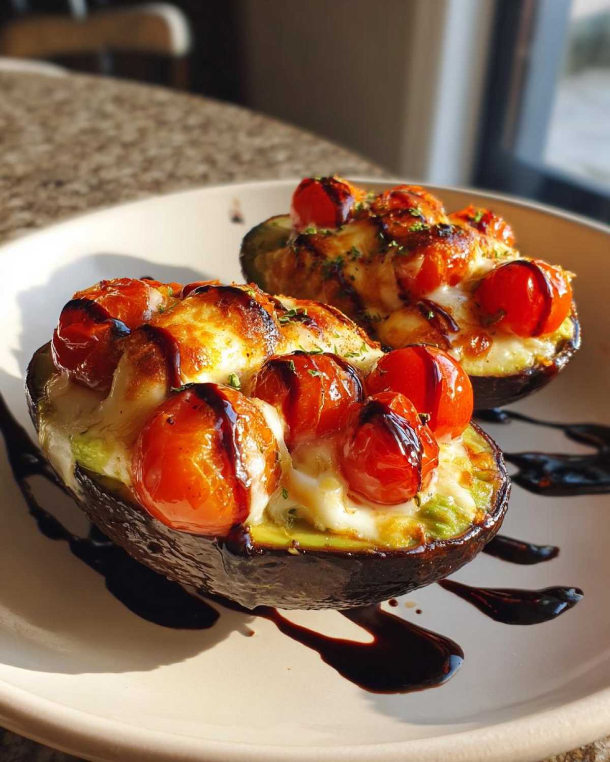 Caprese Stuffed Avocado Boats - detail 1