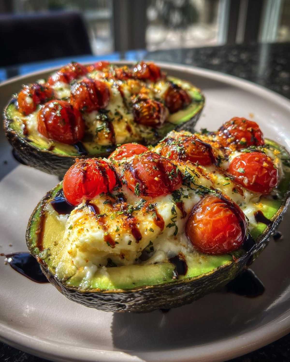 Caprese Stuffed Avocado Boats - detail 3