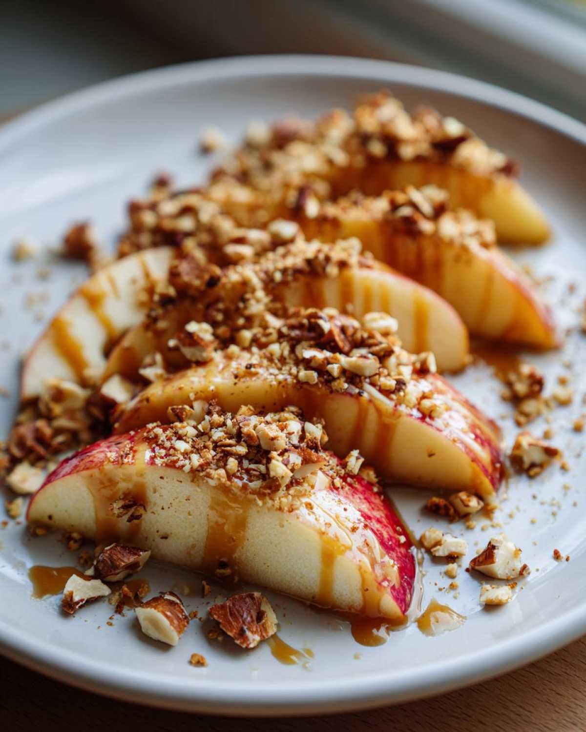 Caramel Apple Slices with Nuts - detail 1