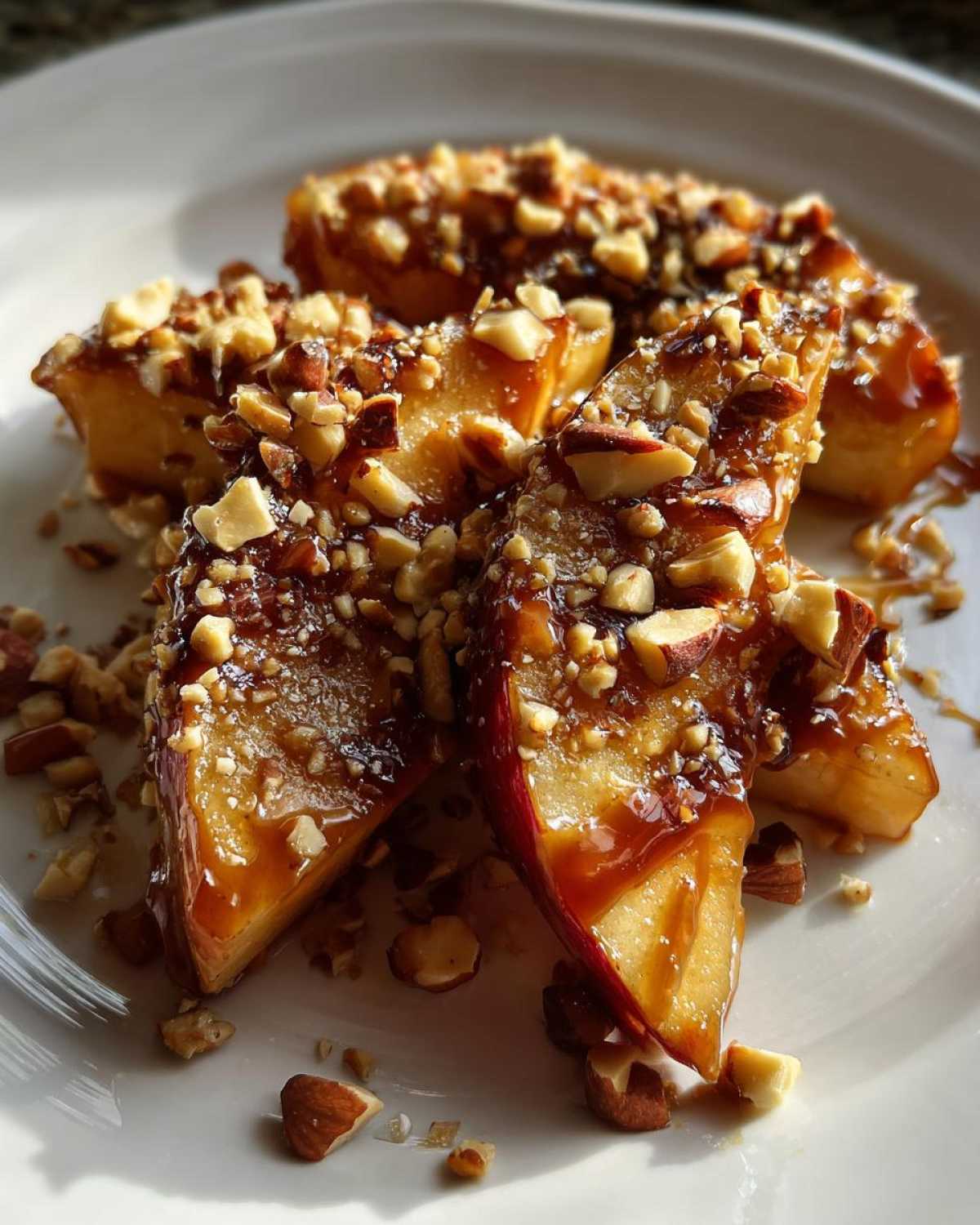 Caramel Apple Slices with Nuts - detail 3