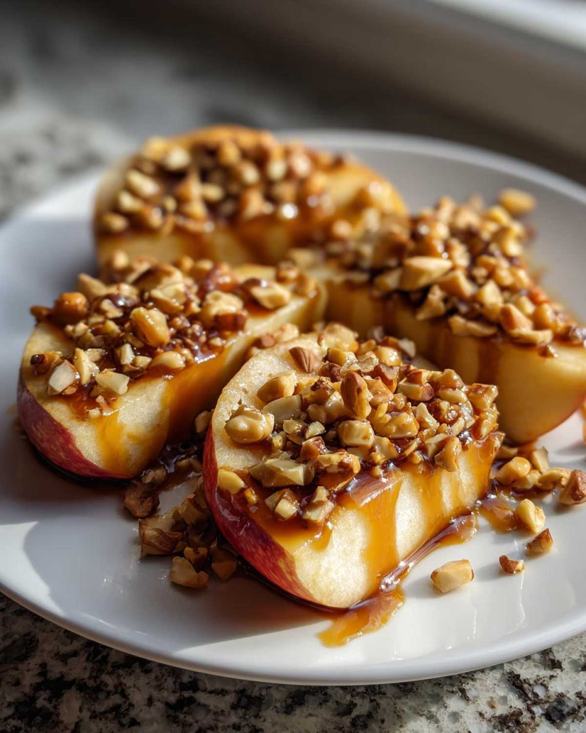 Caramel Apple Slices with Nuts - detail 4