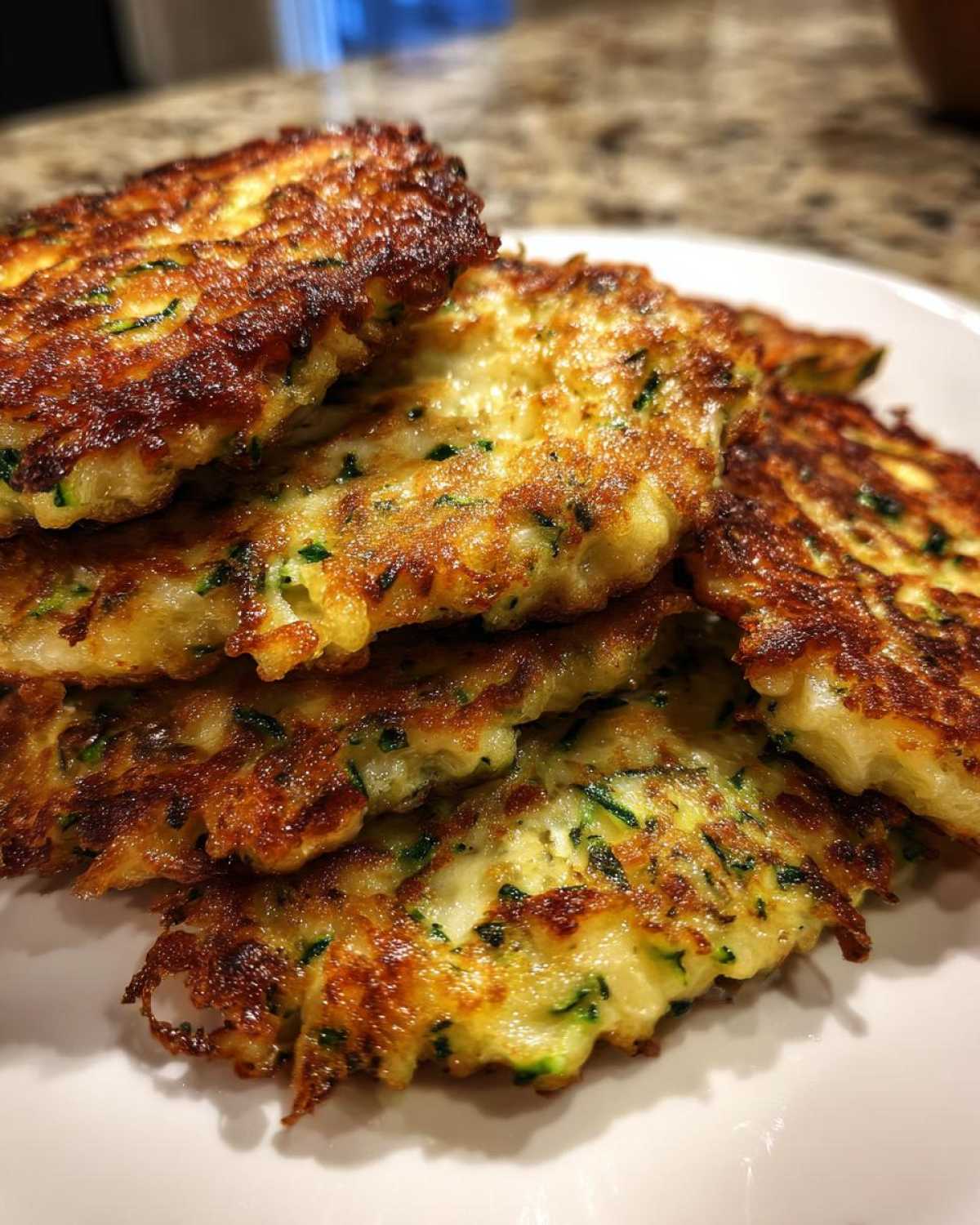 Cheesy Zucchini Fritters - detail 4