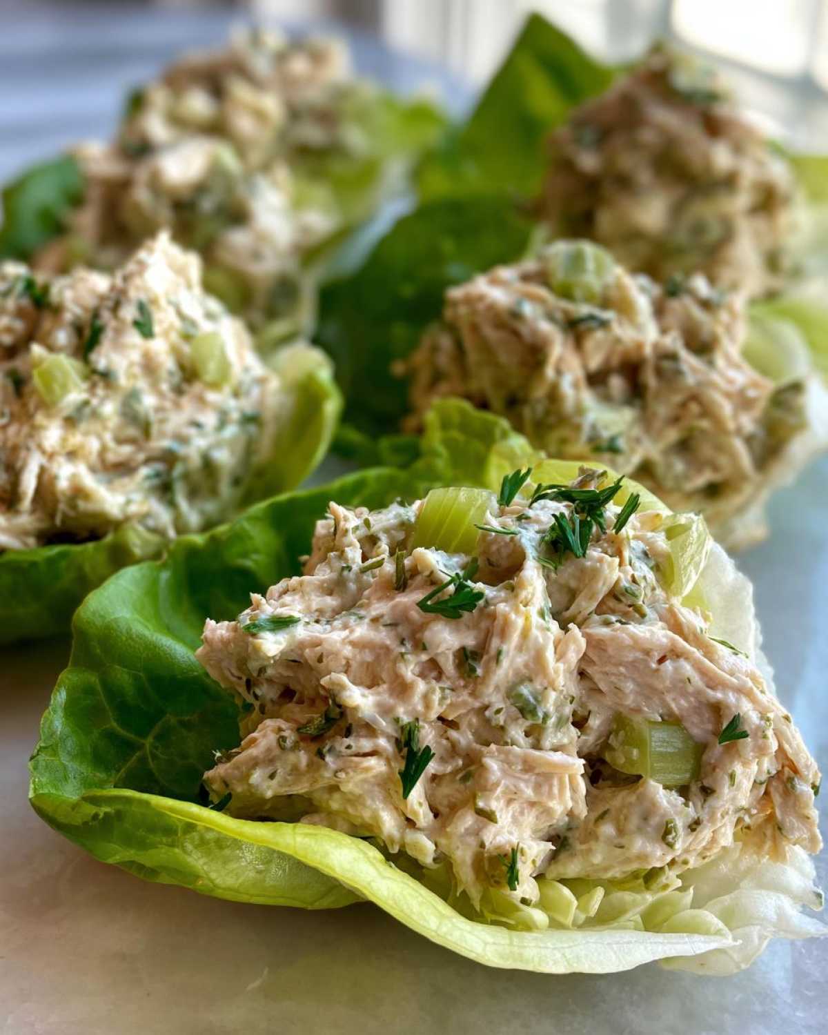 Chicken Salad Lettuce Cups - detail 1