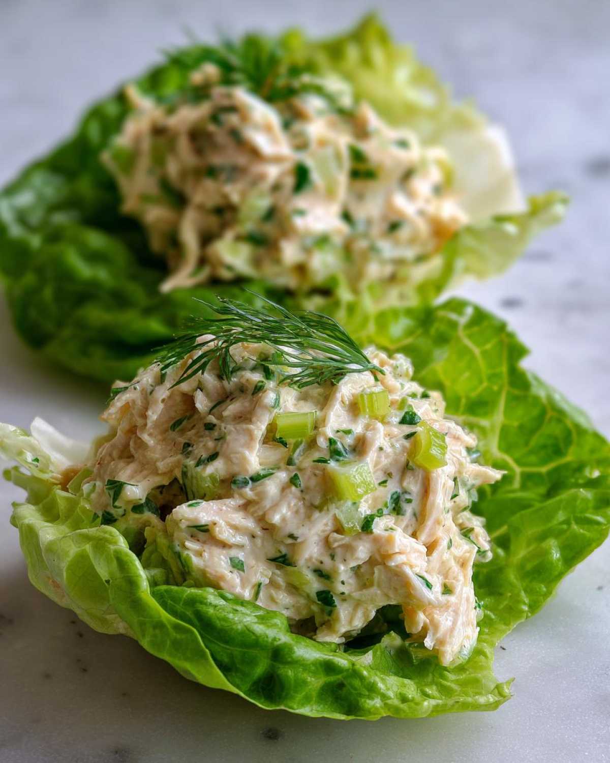 Chicken Salad Lettuce Cups - detail 2
