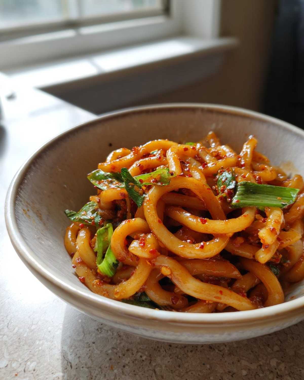 Chili Garlic Udon Stir Fry - detail 3